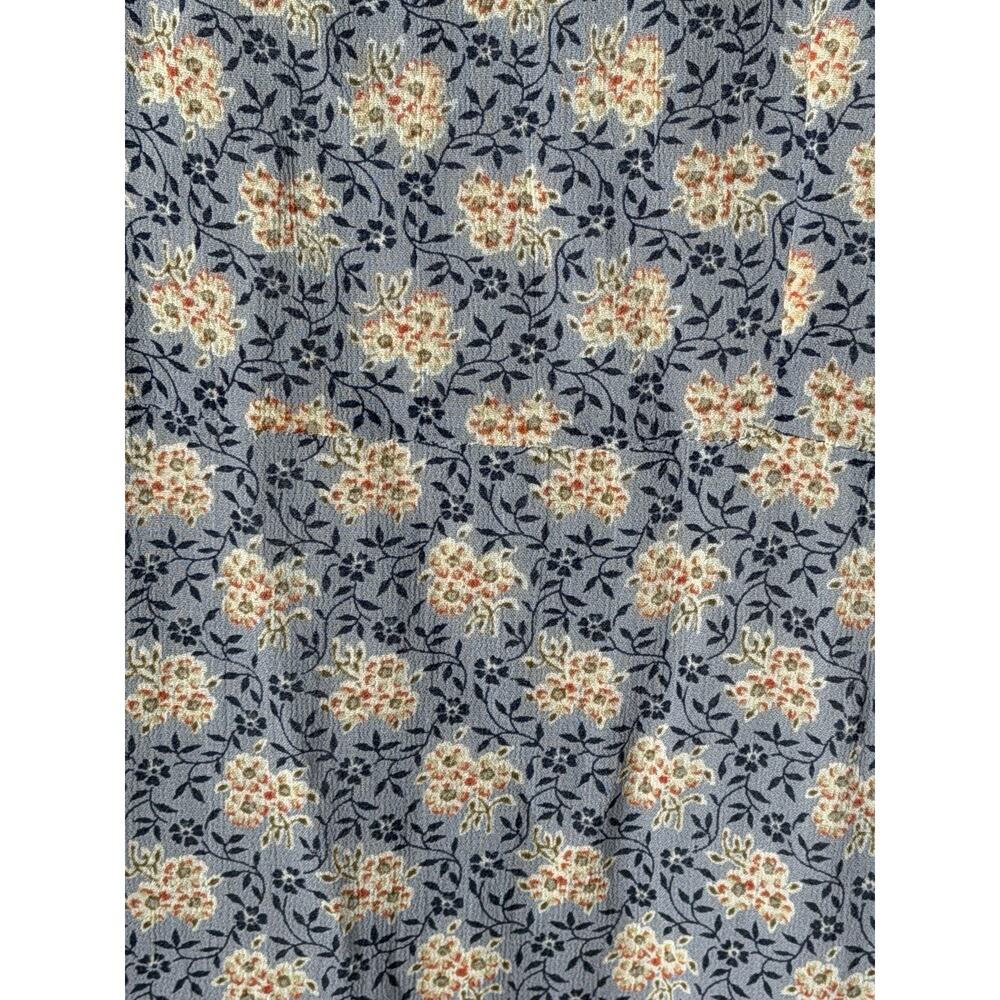 April Cornell XL Floral Blue Cottage Core Summer Sun Dress Pockets - Picture 9 of 14